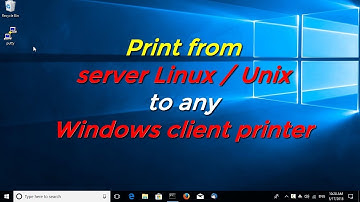 Print from server Linux/Unix to any Windows client printer