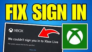 Fix Can't Sign In To Xbox PC App (Easy Fix)