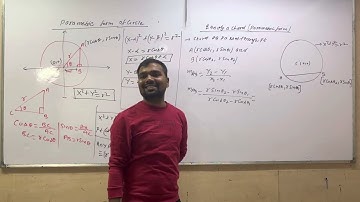 Equation of chord in parametric form of circle, IIT JEE by Abhishek sir