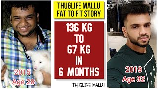 My Fat to Fit Transformation Story | My Weight Loss Journey | Thuglife Mallu Fitness