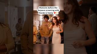 Ahaan Panday & Aneet Paddas Cute Moments Before The Screening With Friends & Family