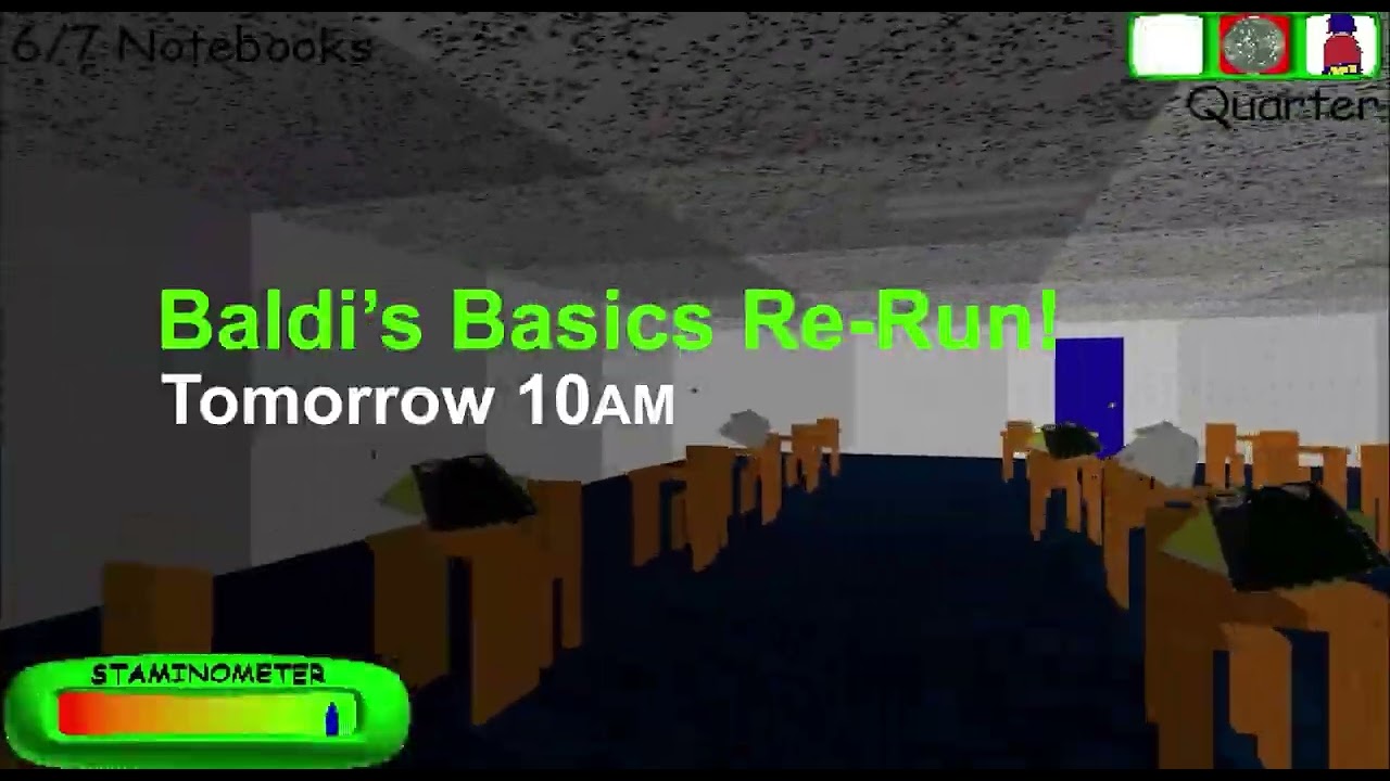 Baldi's Basics Re-Run Promo