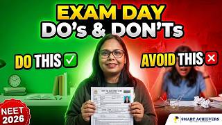 Don't Make These MISTAKES on NEET Exam Day 🚨 | Dress Code, Rules &amp; Prohibited Items