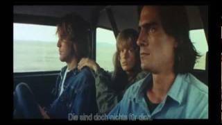Asphaltrennen / Two-Lane Blacktop (1971) Trailer german subtitles