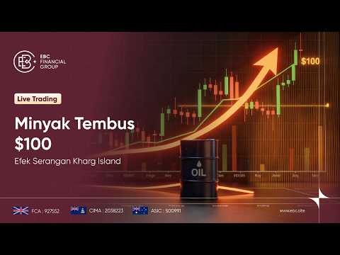 🚨 MINYAK TEMBUS $100! WTI/Brent | Efek Serangan Kharg Island – War Market!