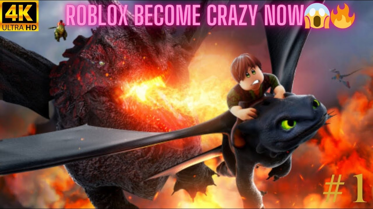 ⚡RIDING TOOTHLESS IN ROBLOX🔥NEW DRAGON GAME IS FREE 😍ULTRA GRAPHICS GAMEPLAY IS INSANE 🐉💥