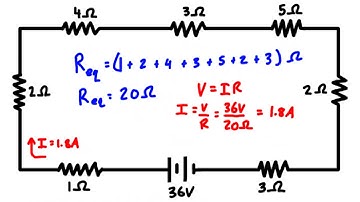 Voltage Division Example Problem #1 (Series Resistors)