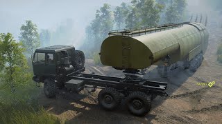 SnowRunner - RNG LMV Military Truck 6x6 - Offroad Transport Trailer Fuel Tanker
