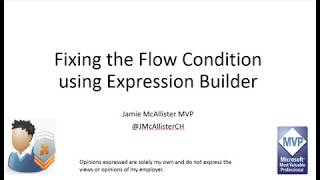 Fix Expression Builder for Excel Update Flow