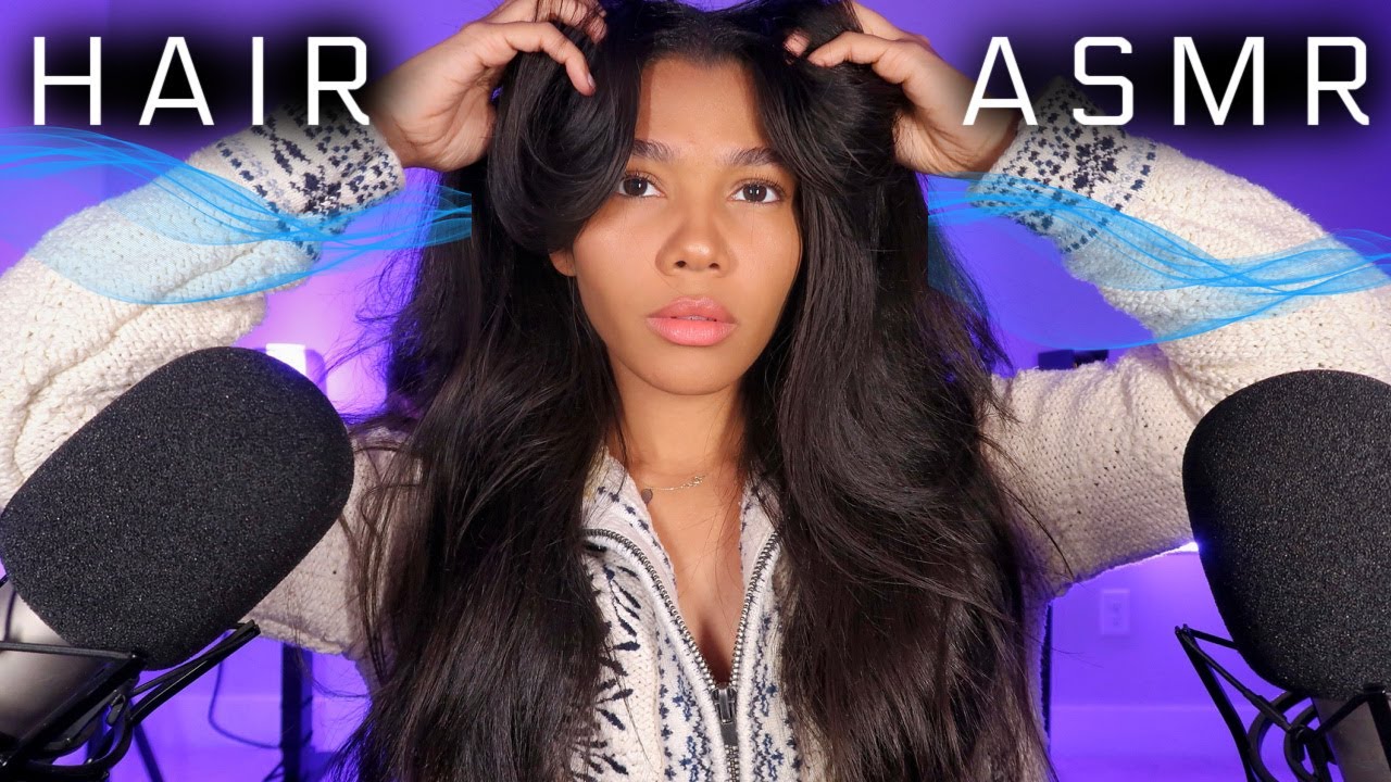 ASMR | Fast & Aggressive Mouth Sounds, Hair Sounds & Hair Brushing ⚡️💜