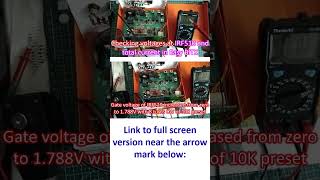 Checking voltages at IRF510 and total current in Easy BITX