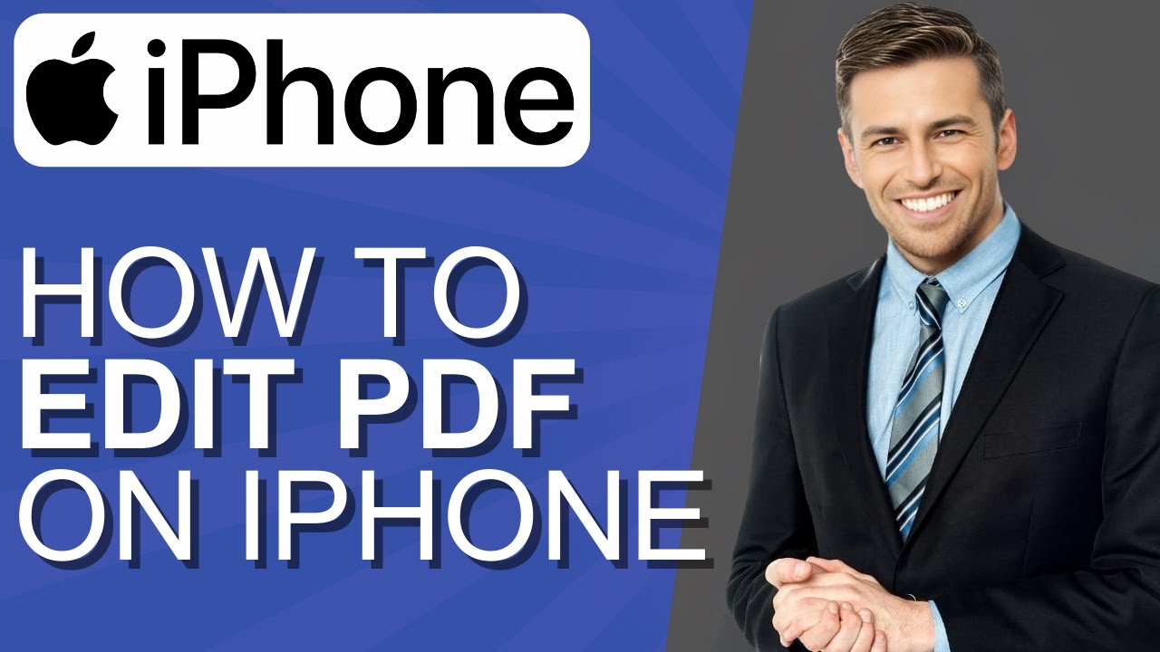 How to Edit PDF on iPhone - YouTube