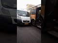 Автобус и маршрутка в Бресте не поделили остановку МОПРа