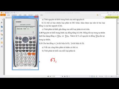 Video [HÓA HỌC 10] Chương 1 - [ÔN - BÀI TẬP] BT 10 [Hay]... - YouTube