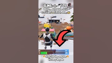 He Couldn’t Finish Me at 1 HP 🤯 #fortnite