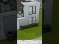 Mini Modern Cube Part 2 🤎#sims4 #thesims4 #sims #thesims #sims4asmr #sims4build #sims4house