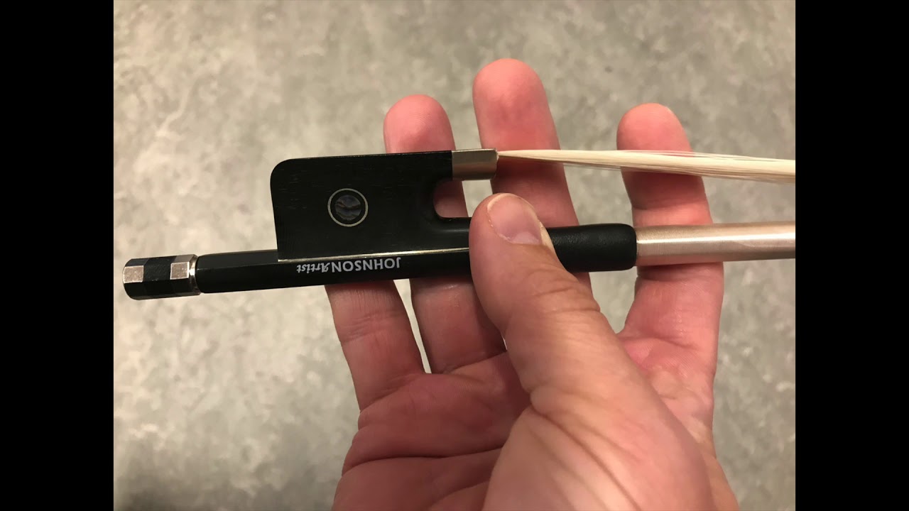 Cello and Bass Bow Grip Video