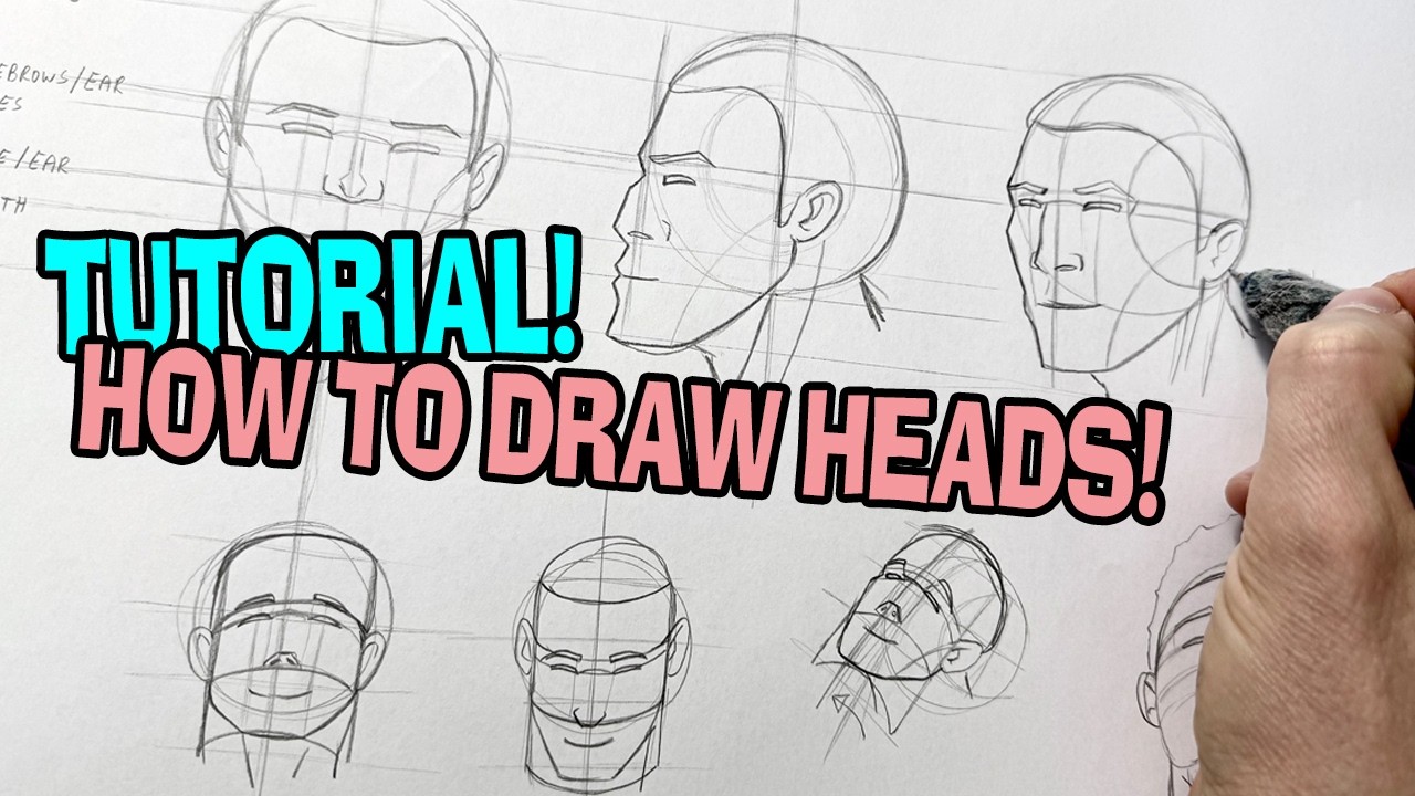 How To Draw HEADS! - YouTube
