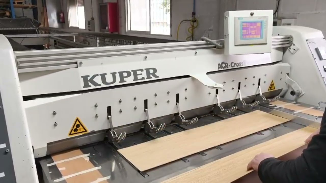Querfurnierzusammensetzmaschine Kuper ACR Cross Runner 1600