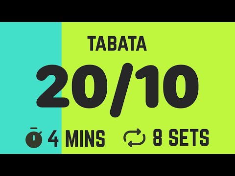 Tabata Timer 20/10 - 8 Rounds
