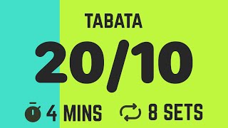 Tabata Timer 20/10 - 8 Rounds