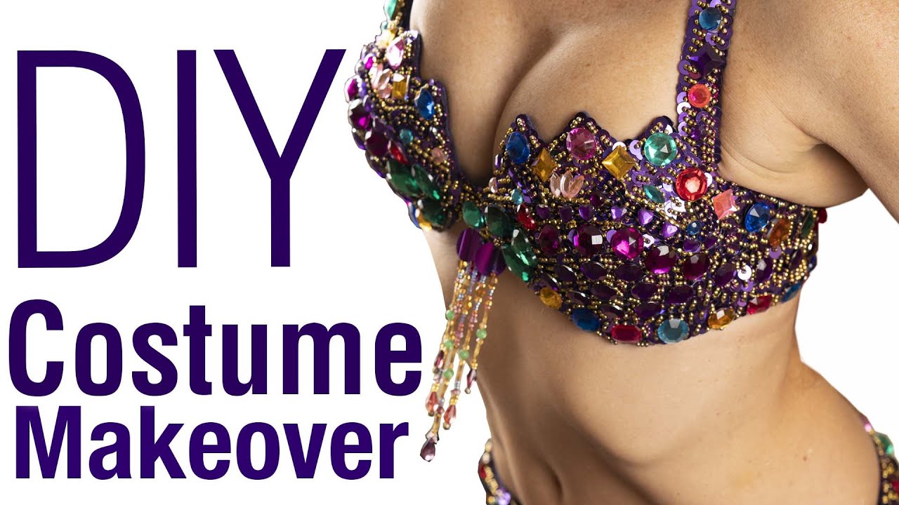 Pro Belly Dance Costume Makeover - Jensuya Belly Dance - YouTube