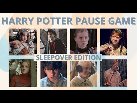 SLEEPOVER TIME!!! EDITION | HARRY POTTER PAUSE GAME