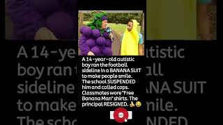 14-Year-Old Autistic Boy Suspended for Wearing a Banana Suit — Then Students Fought Back! 🍌😂