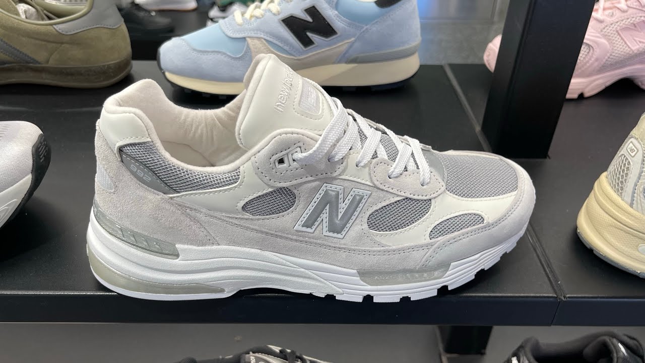 スニーカー New Balance 992 Made in USA White Silver New Balance Made In USA 992 (White/ Reflection/ Silver
