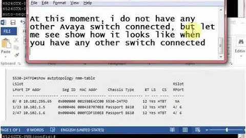 Avaya ERS Switches Discovery Protocol   Cisco CDP NMM TABLE