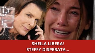 ANTICIPAZIONI BEAUTIFUL: Sheila libera! Steffy disperata…
