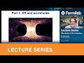 Wormholes in the laboratory – Public lecture by Dr. Joe Lykken