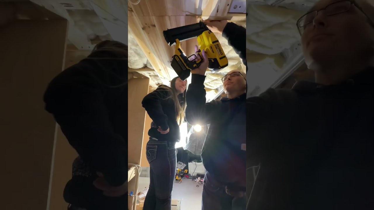 cedar ceiling in a DIY camper van 