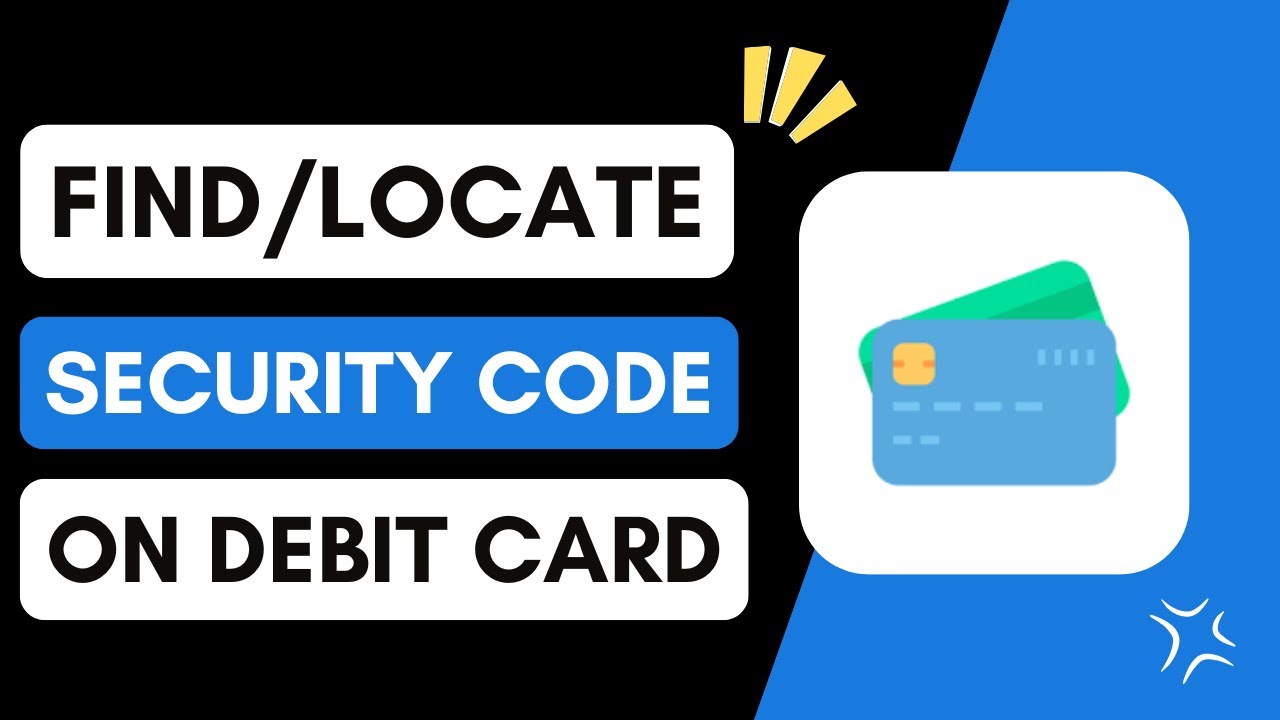 Where Is Security Code On Debit Card - YouTube
