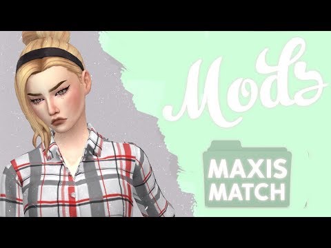 📁МОЯ ПАПКА МОДС МАКСИ МАТЧ MAXIS MATCH THE SIMS 4 СКАЧАТЬ 📂