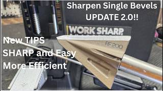 How to Sharpen Single Bevel Broadheads (UPDATED TIPS!)