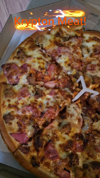 Pizza Hut Superman Krypton Combo #superman #krypto #krypton #pizzahut
