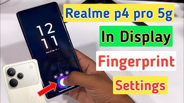 Realme p4 pro fingerprint lock kaise lagye | Fingerprint lock settings in realme p4 pro 5g