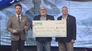 Eldredge Lumber donates $2,500 to Honor Flight Maine