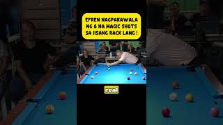 6 na Magic shot pinakawalan ni Efren #billiards #efren #efrenreyesbestshot