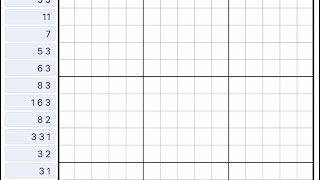 How to solve Nonogram, Hard level 36 | Palm Tree