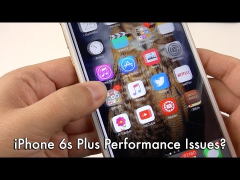 iPhone 6s Plus Performance Issues: Dropping Frames 