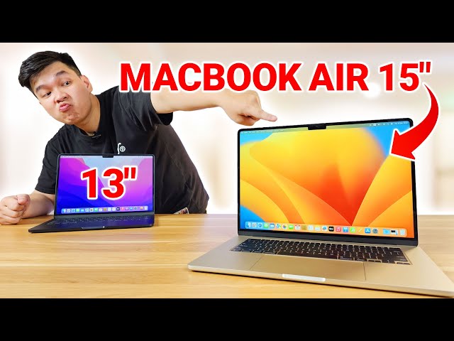 UNBOX MACBOOK AIR 15 inch: APPLE LÀM RA MÁY NÀY LÀM GÌ !??