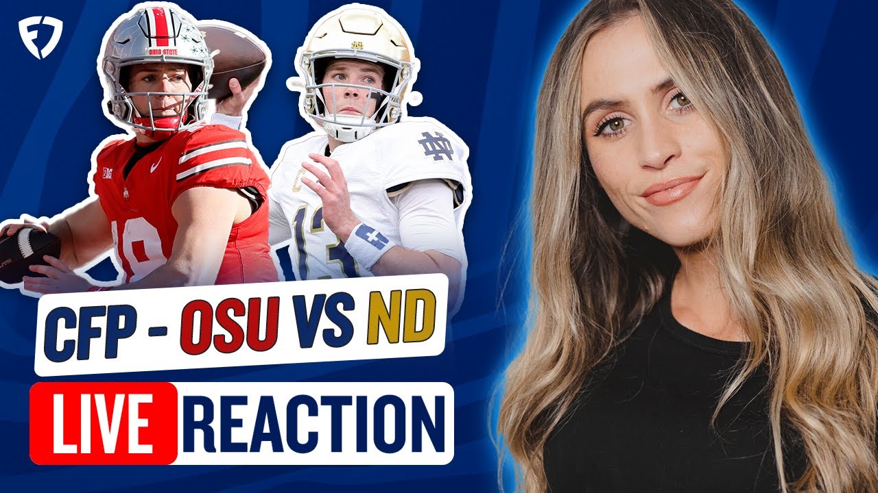Ohio State VS Notre Dame CFP National Championship LIVE Reaction With ...