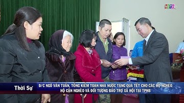Đ/c Ngô Văn Tuấn, Tổng Kiểm toán NN tặng quà tết tại TPHB