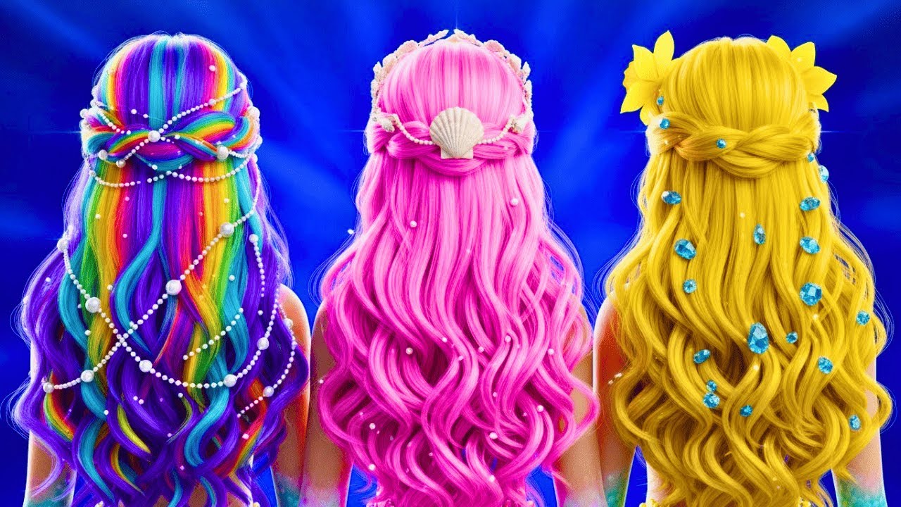 НОВЫЙ УРОВЕНЬ КРАСОТЫ РУСАЛКИ ✨ Лучшие лайфхаки красоты русалки