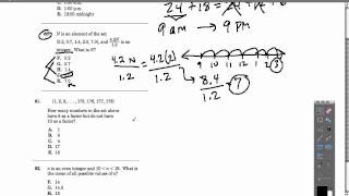 SHSAT 5 - Math Worked Examples (#60-#62)
