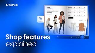 Interactions menu - Shop features explained | Flipsnack.com