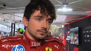 Charles Leclerc: I'm Really Disappointed - POST RACE Interview Chinese GP 2025