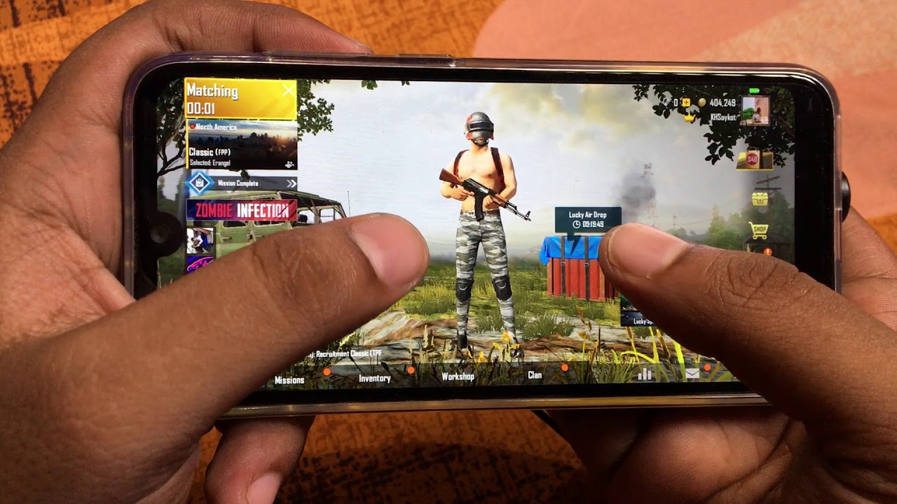 Walton primo H8 pro gaming performance with PUBG.